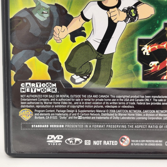 Ben 10: Secret of the Omnitrix (DVD 2008) Cartoon Network Kids Action Adventure - Picture 8 of 13